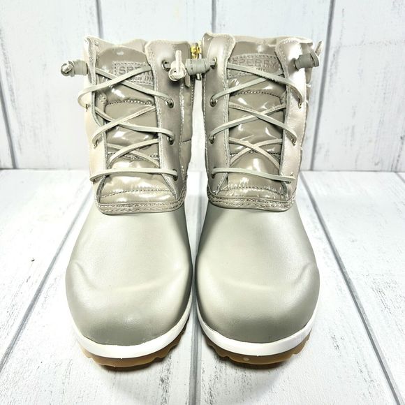 Sperry Women's Maritime Repel Snow Boots Thinsulate Waterproof Taupe Size 7.5 - Picture 4 of 16